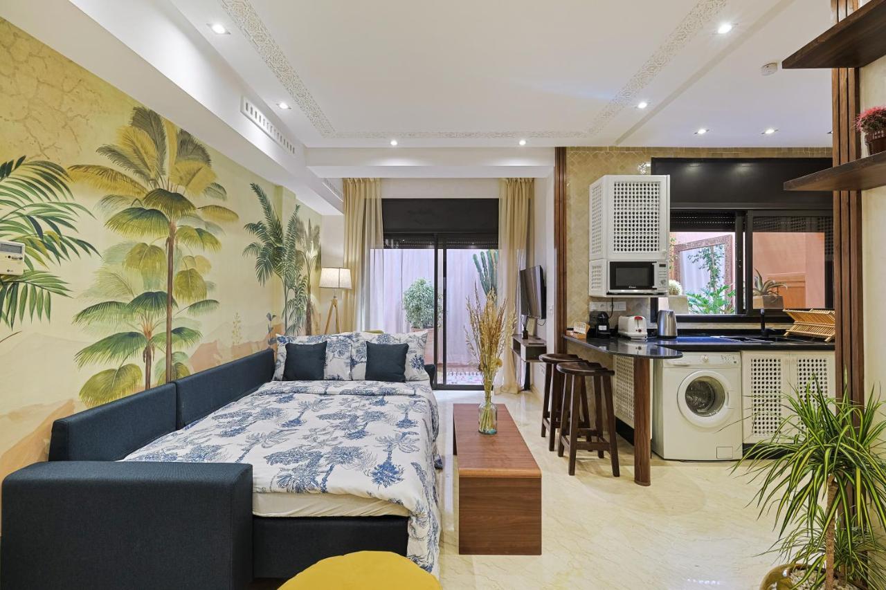 Oasis - Appartement Authentique A Gueliz Marrakesh Exterior foto