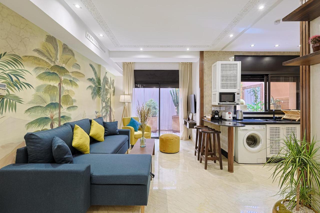 Oasis - Appartement Authentique A Gueliz Marrakesh Exterior foto