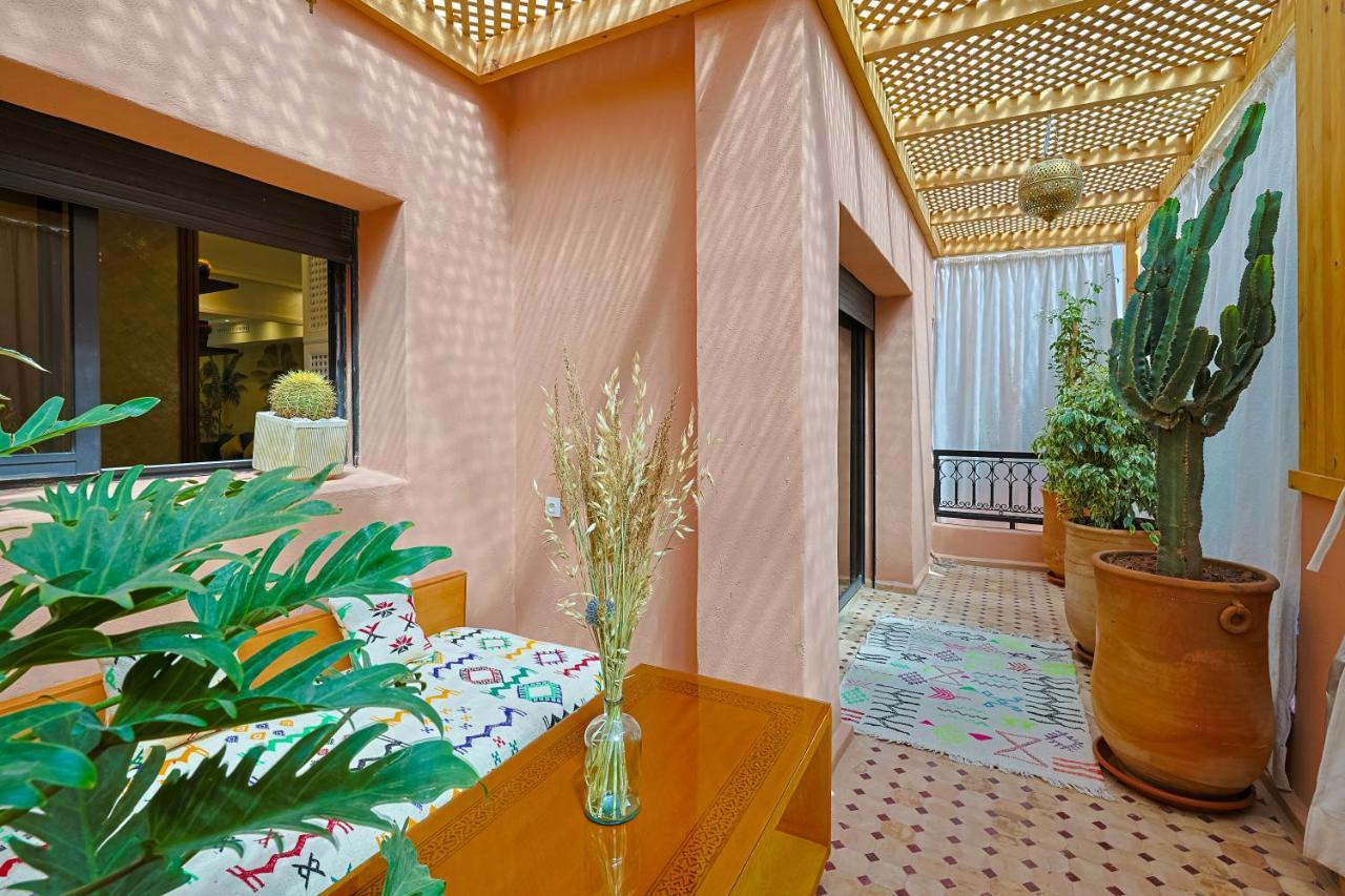 Oasis - Appartement Authentique A Gueliz Marrakesh Exterior foto